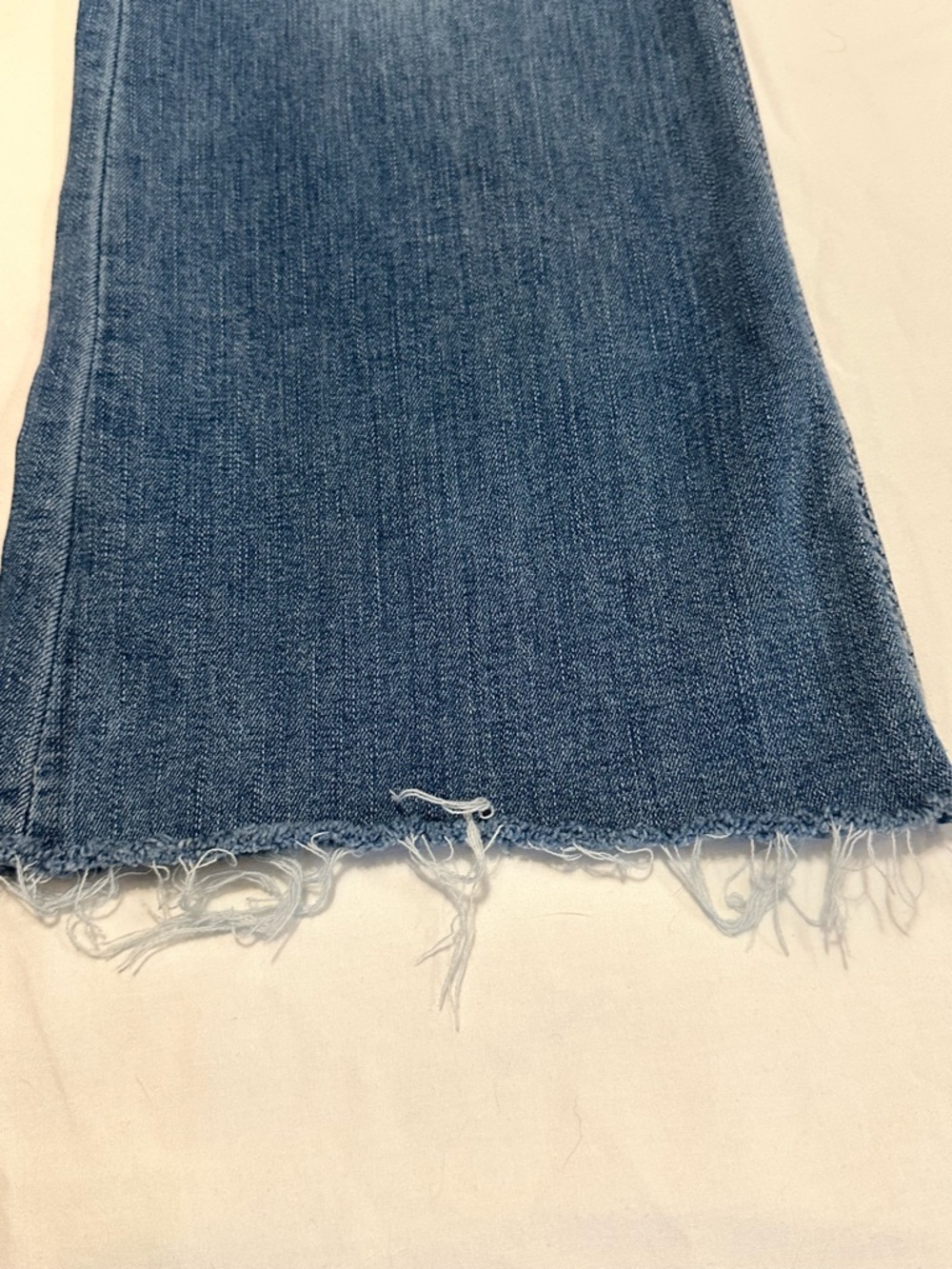 Harper Heritage Wide-Leg Flare Jeans with Red & White Bead Accent Accessory - Picture 5 of 7